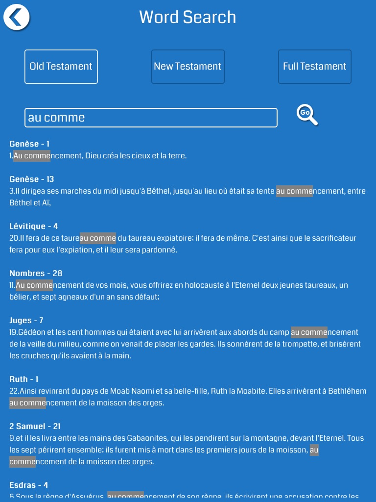 French Bible for iPad screenshot 4