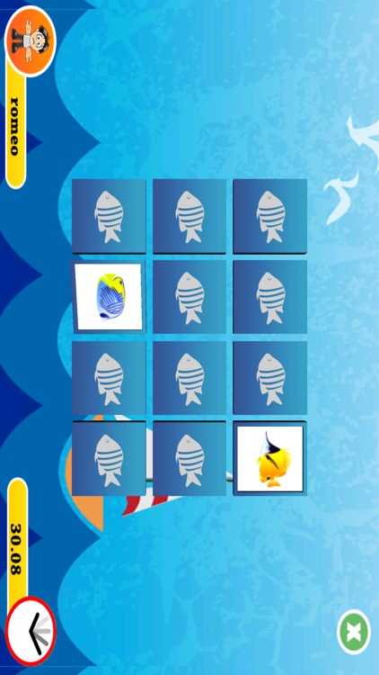 Fish memo card match 3D - Train your kids brain with lovely marine animals and explore deep ocean world