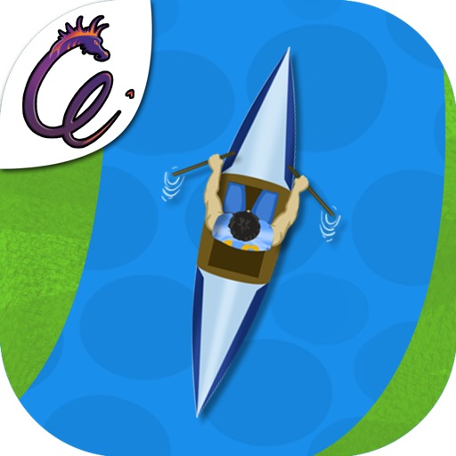 Rowing in Line Icon