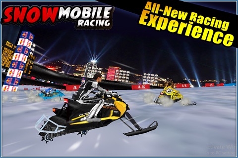 SnowMobile Racing 3D ( Action Race Game / Games ) screenshot 4