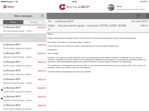 BCP Mobile pour iPad screenshot 3