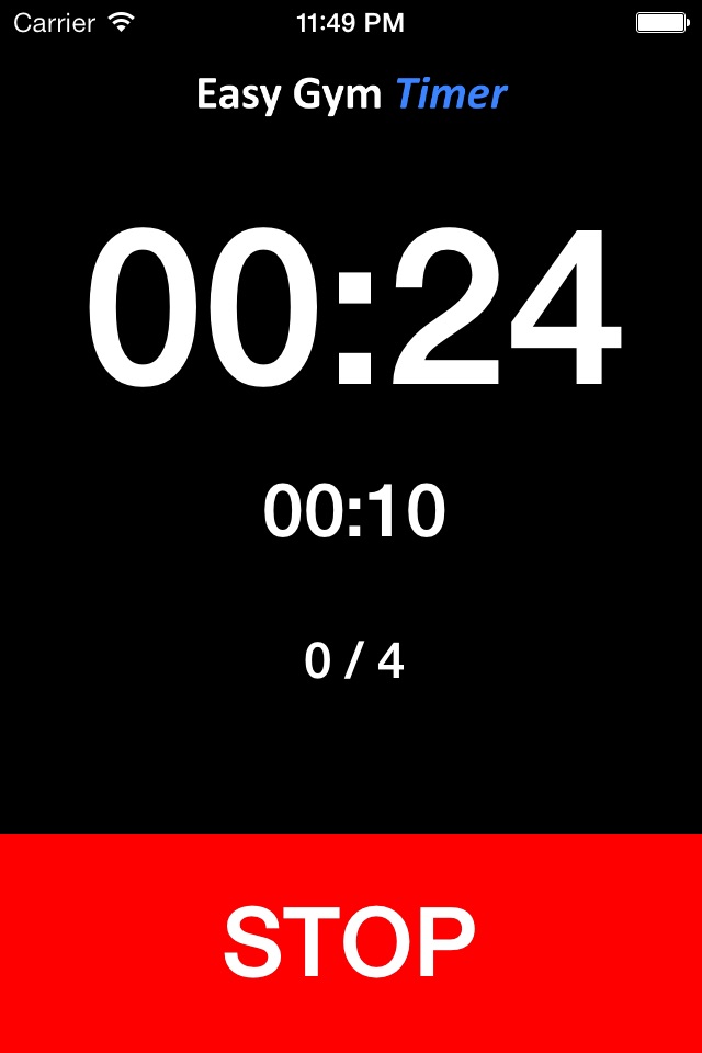 Easy Gym Timer Lite screenshot 2