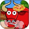 Red Raging Bull Mayhem - Hungry Animal Feeding Game