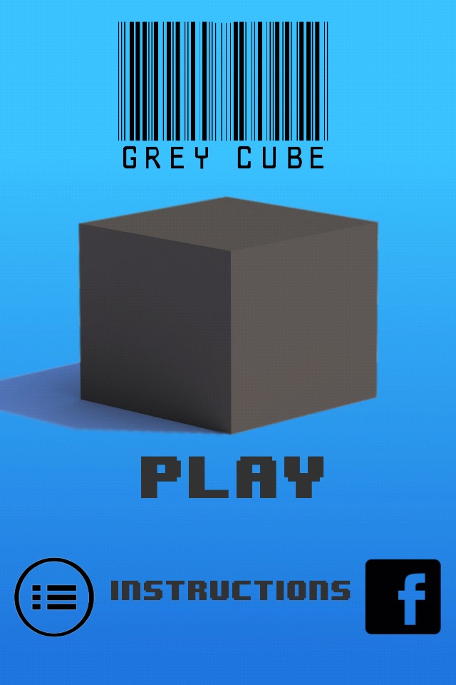 Grey Cube - Endless Barrier Runner screenshot 2