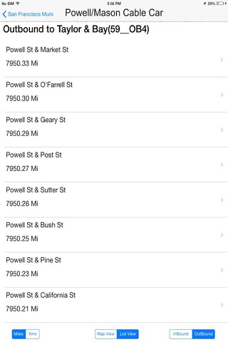 San Franscisco Muni USA screenshot 3