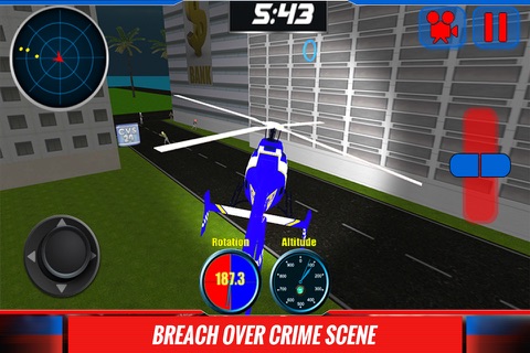 Real City Police Helicopter Simulator 3D screenshot 3