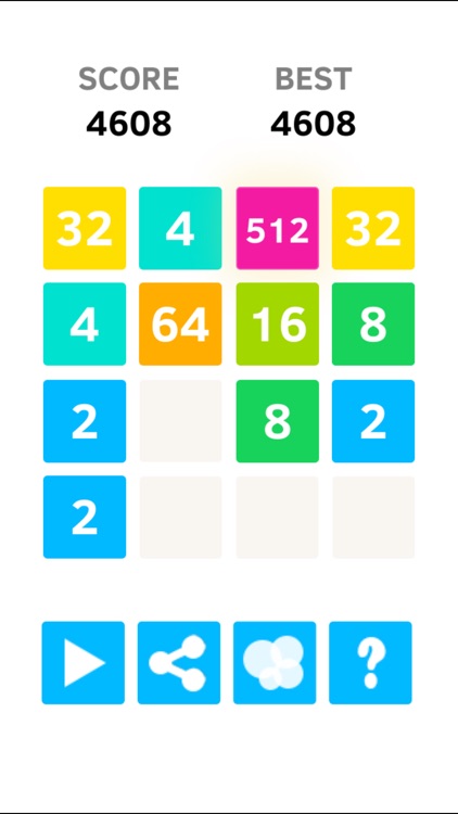 2048 Mania - The difference smash hit swipe tile challenge number puzzle game free screenshot-3
