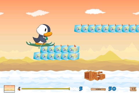 Penguin Avalanche Run screenshot 4