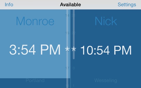 Here & There - World Clock and Availability Tracker screenshot 3