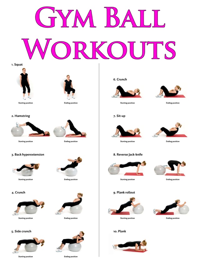 gym ball exercises