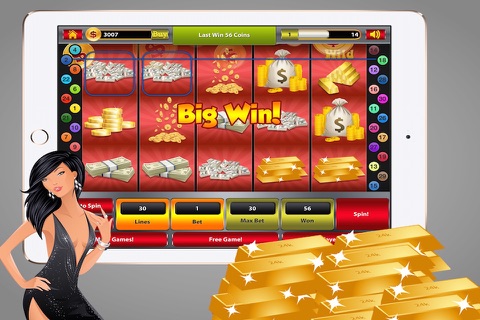 'Gold Bar Casino Slot Machine - Money Slots screenshot 3