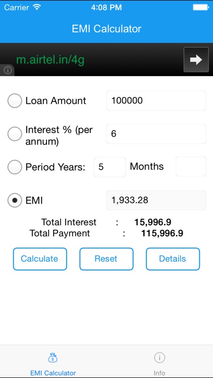 EMI Calculator 2014 Free