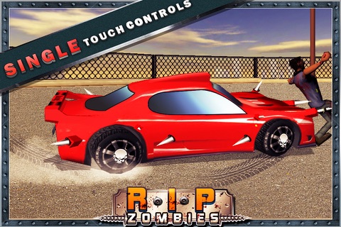 RIP Zombies Free ( 3d Apocalyptic Car Driving Game ) screenshot 3