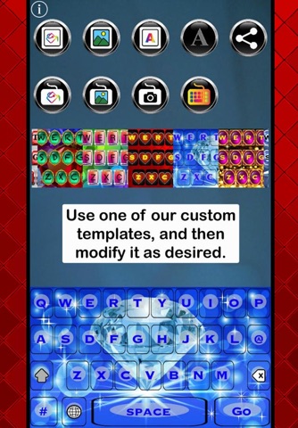 Bling Keys Free Custom Keyboard screenshot 2