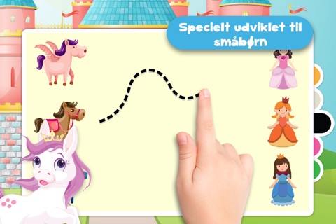 Kids Puzzle Teach me ponies for girls - Learn about pink ponies, cute fairies and princesses screenshot 2