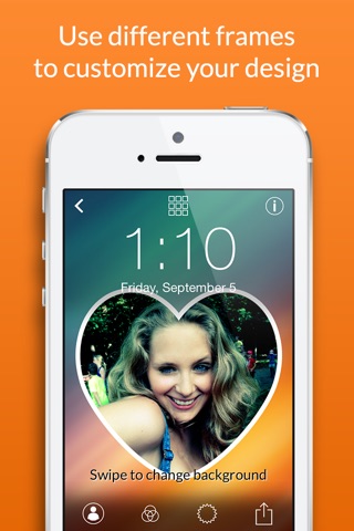 Selfie Lock Screen Premium - Designer to create a custom wallpapers from your photos screenshot 4