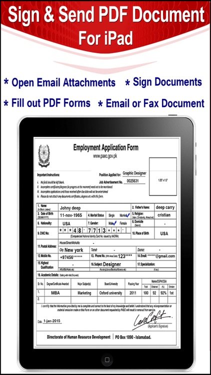 Sign & Send Documents