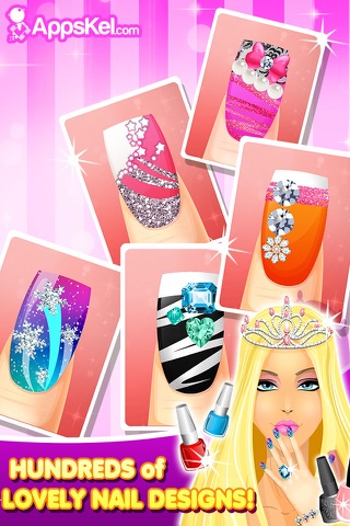 Princess Nail Salon For Fashion And Trendy Girls - A Make-Over Spa Like Party Experience For Cool Little Kids screenshot 2