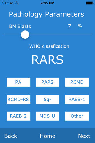 Comprehensive MDS Risk Calculator screenshot 4