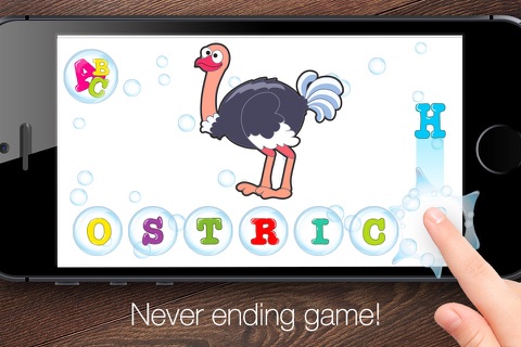 BubbleABC: English ABC and 130 animals for toddlers to learn alphabet and words! screenshot 4