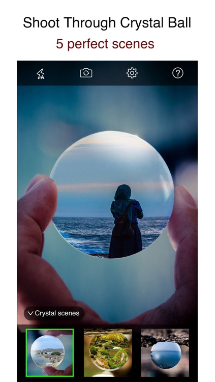 iPixelCamera - Powerful Camera with Old Films, Fisheye Lens, Crystal Scenes and Color Flashlights
