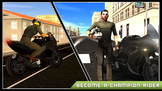 Extreme Motor Bike Ride simulator 3D – Steer the moto wheel (圖4)-速報App