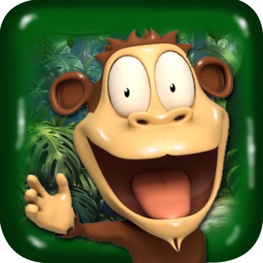 Hungry  Monkey & Bananas:  Monkey Feeding Challenge Game Free For Kids Icon