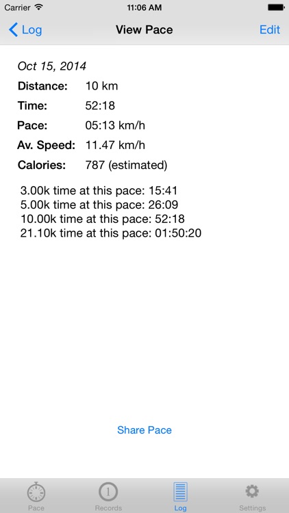 PaceTrack Pace Calculator screenshot-3