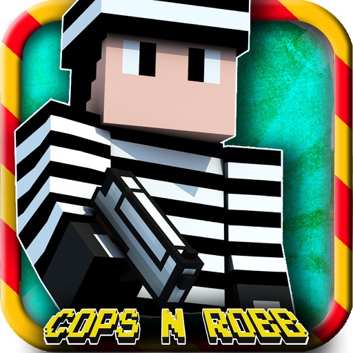 Cops N Robbers™ (Original) 3D - Mine Mini Block Survival & Worldwide Multiplayer Game with skins exporter for minecraft icon