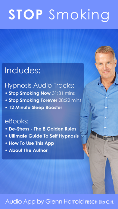 How to cancel & delete Stop Smoking Forever - Hypnosis by Glenn Harrold from iphone & ipad 1