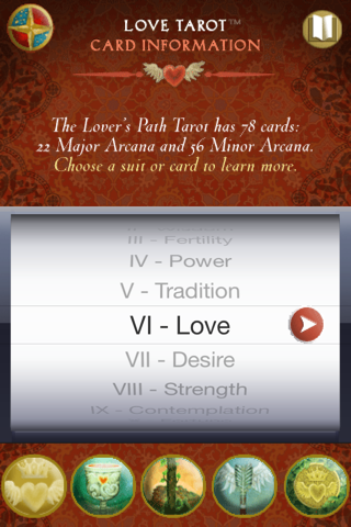 Love Tarot - Full version screenshot 4