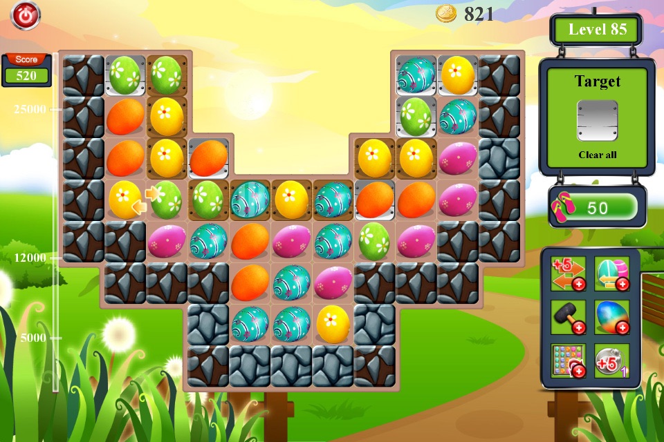 Easter Eggs (Match Three Game) screenshot 2