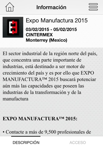Expo Manufactura 2015 screenshot 4