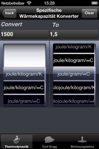Thermodynamics Calculator lite screenshot 4
