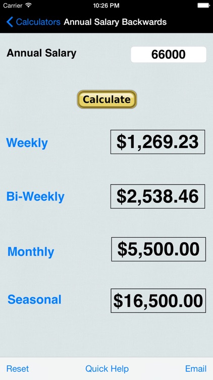 Salary, Income, Annual Income, Money Collection, Percentages, Averages, & Distances Calculators screenshot-3