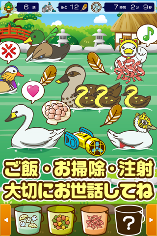 カルガモの親子~鴨を育てる楽しい育成ゲーム~ screenshot 2