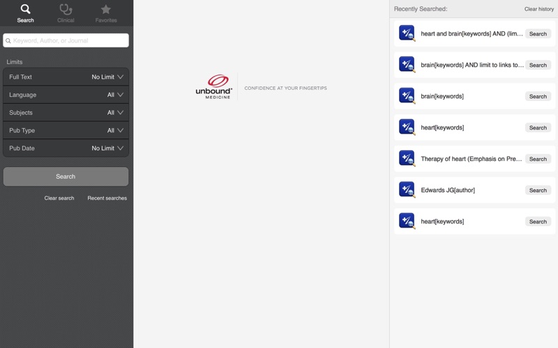 Unbound MEDLINE - PubMed, Journals, and Grapherence™ küçük resim 4