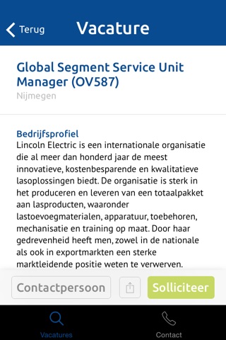 TopProfile vacatures screenshot 3