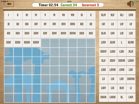 Roman Numerals Count 1-100 screenshot 2