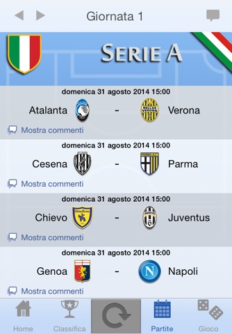 Serie A Live 2014-2015 screenshot 3