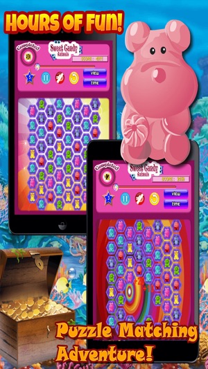 Sweet Candy Animals ~ Match the Sweet Animal-s to Crush them(圖3)-速報App