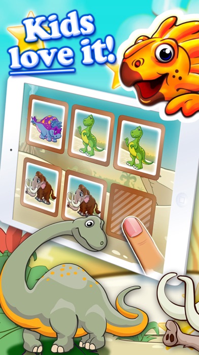 Jurassic dinosaur world pairs puzzle for toddlers and kids 1.1 IOS -