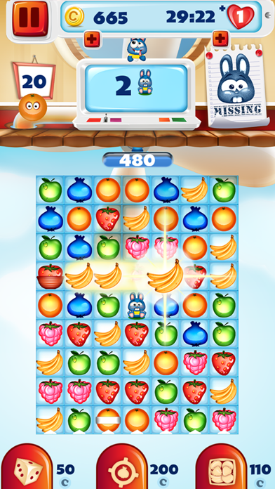 How to cancel & delete Crazy Fruit Match 3 Game - Infinite Puzzle Adventure and Crush Mania from iphone & ipad 1