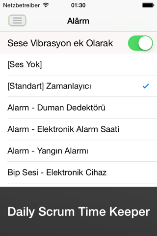 Daily Scrum Time Keeper (DSTimeK) - helps you stick to your allotted time for speaking screenshot 3