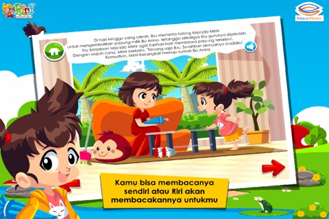 Mimi & Payung Bu Guru - Cerita Anak Interaktif screenshot 2