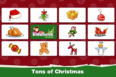 KidsBook: Christmas - HD Flash Card Game Design for Kids screenshot 3