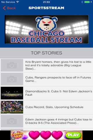 CHICAGO BASEBALL STREAM screenshot 2