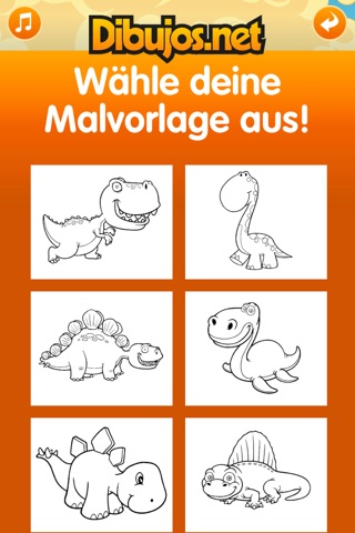 Dinosaurs Coloring Pages screenshot 2