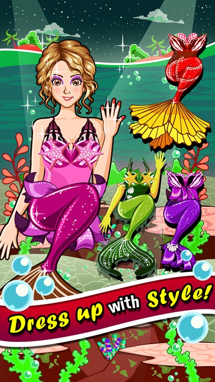 A Mermaid Princess Salon Spa Makeover - fun little nose & leg make up kids games for girls