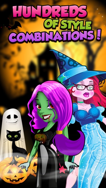A Monster Chickz Spooky Dress-Up Make-Over - Free Salon Games for Girls screenshot-3